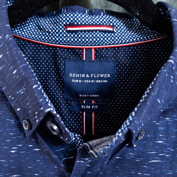 Denim & Flower Ricky Singh Size M Slim fit - Picture 2 of 2